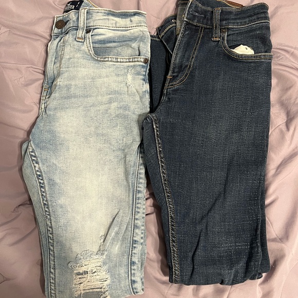 Hollister co Light and Dark Wash Jeans - Picture 1 of 6